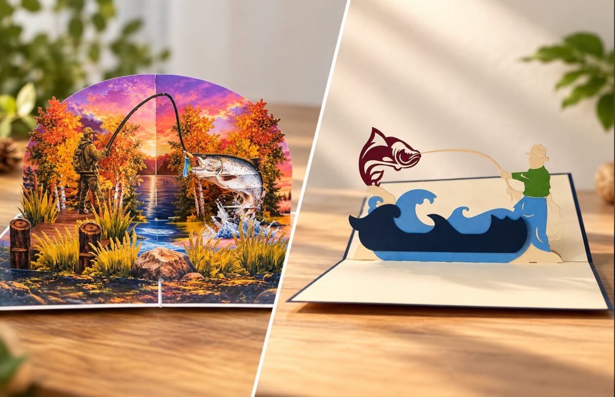 3D pop-up-korttien kaksi tyyliä – runsas vai pelkistetty? | Paperitaika