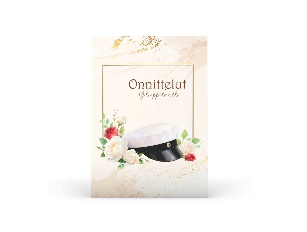 Ylioppilaslakki 3D pop-up-kortti – onnittelut ylioppilaalle – kuva 5