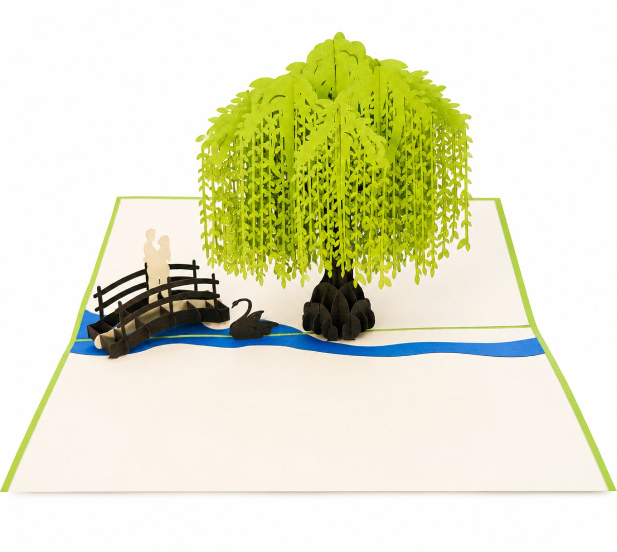 Pajupuu 3D Pop-up -kortti